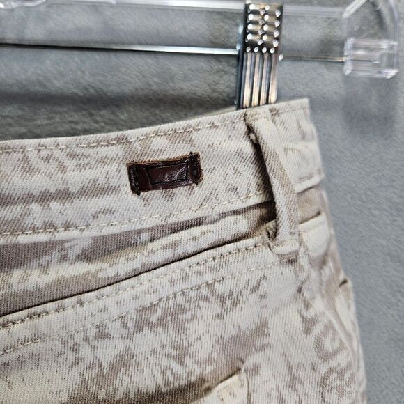 Levis Legging Womens Sz 27 Tan Aztec Geometric Print Straight Leg Jegging Pants - Picture 7 of 13